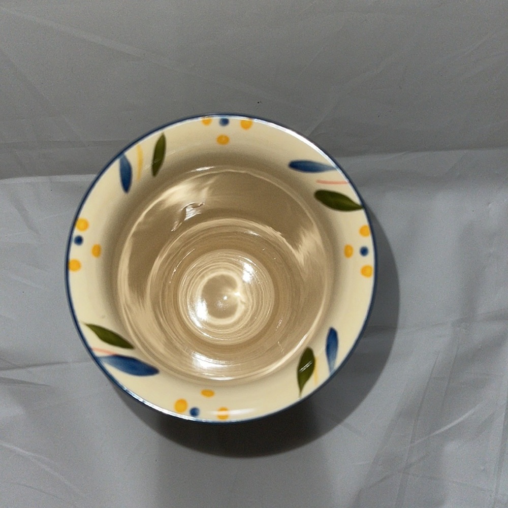 Temp-Tations By Tara Old World Confetti 16 oz Ceramic Travel Mug Silicone Lid - Picture 5 of 8